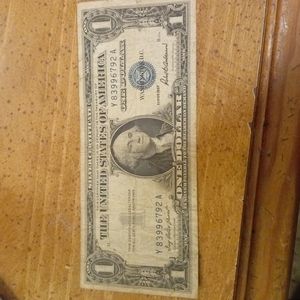 1957 silver certificate dollar